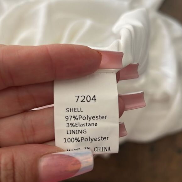 Prettygarden New Satin Elegant Sleeveless Mock Neck Cocktail Party Maxi Dress - Picture 11 of 13